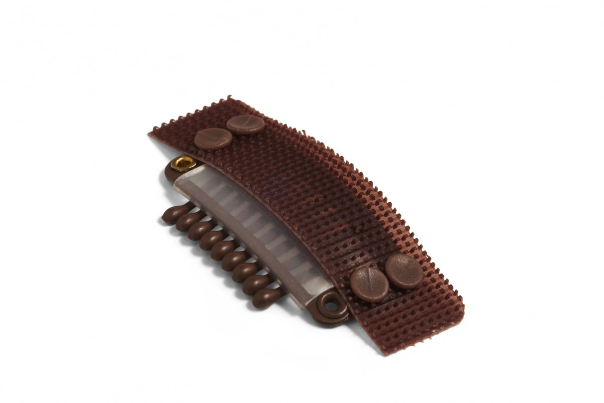 VELCRO CLIPS BROWN - 4 Pc