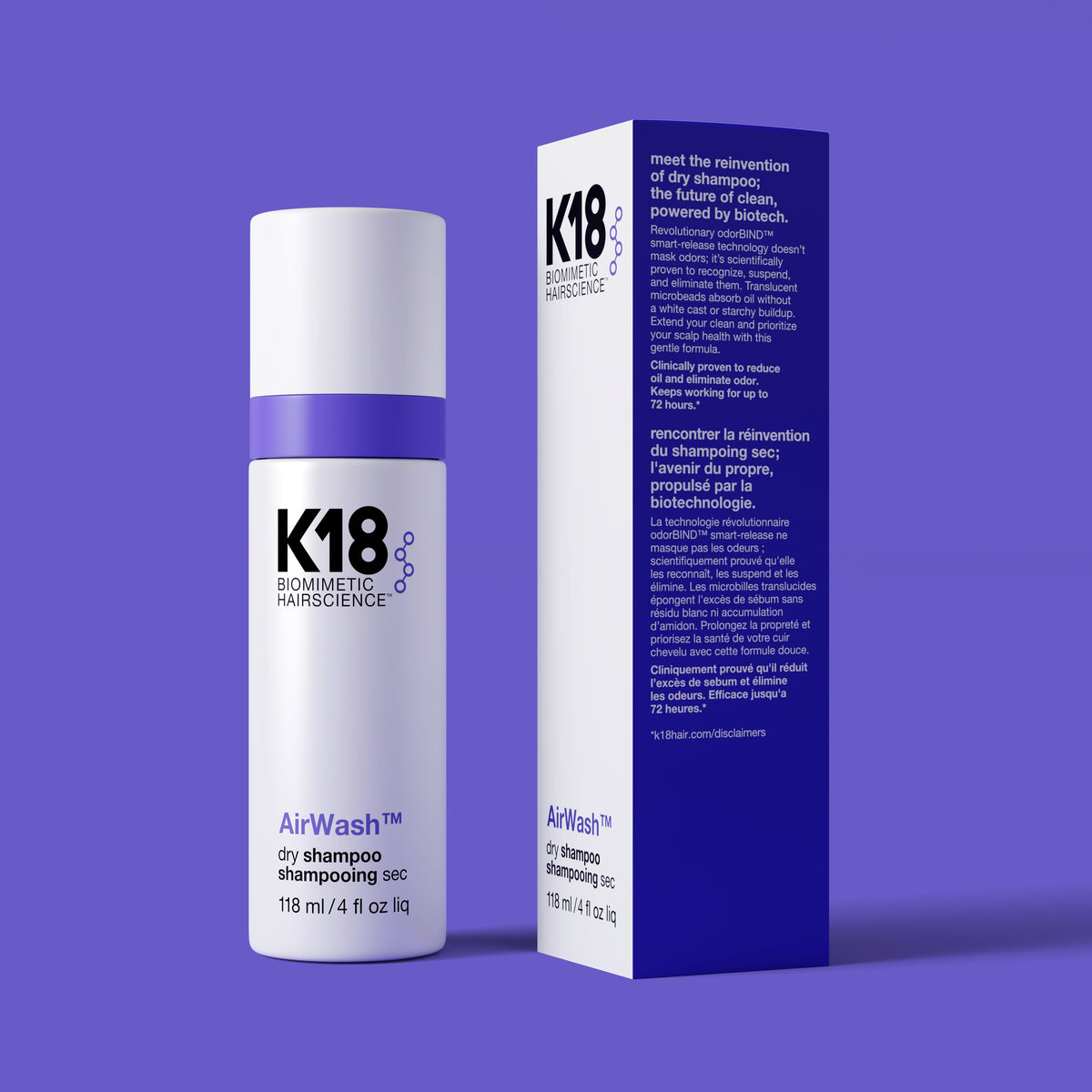 Shampooing sec K18 AirWash 118ml