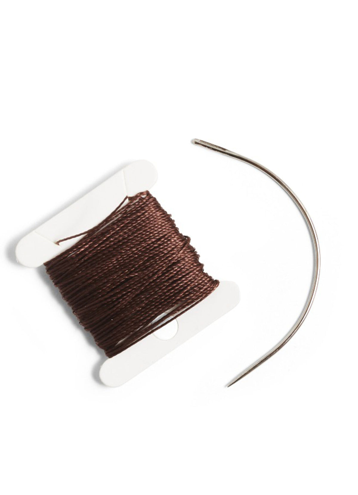 NEEDLE & MARINE GRADE WEFT THREAD 6M (BROWN)