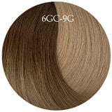 6GC-9G-20" SKINTAPE WARM COPPER BEIGE OMBRE 10PC