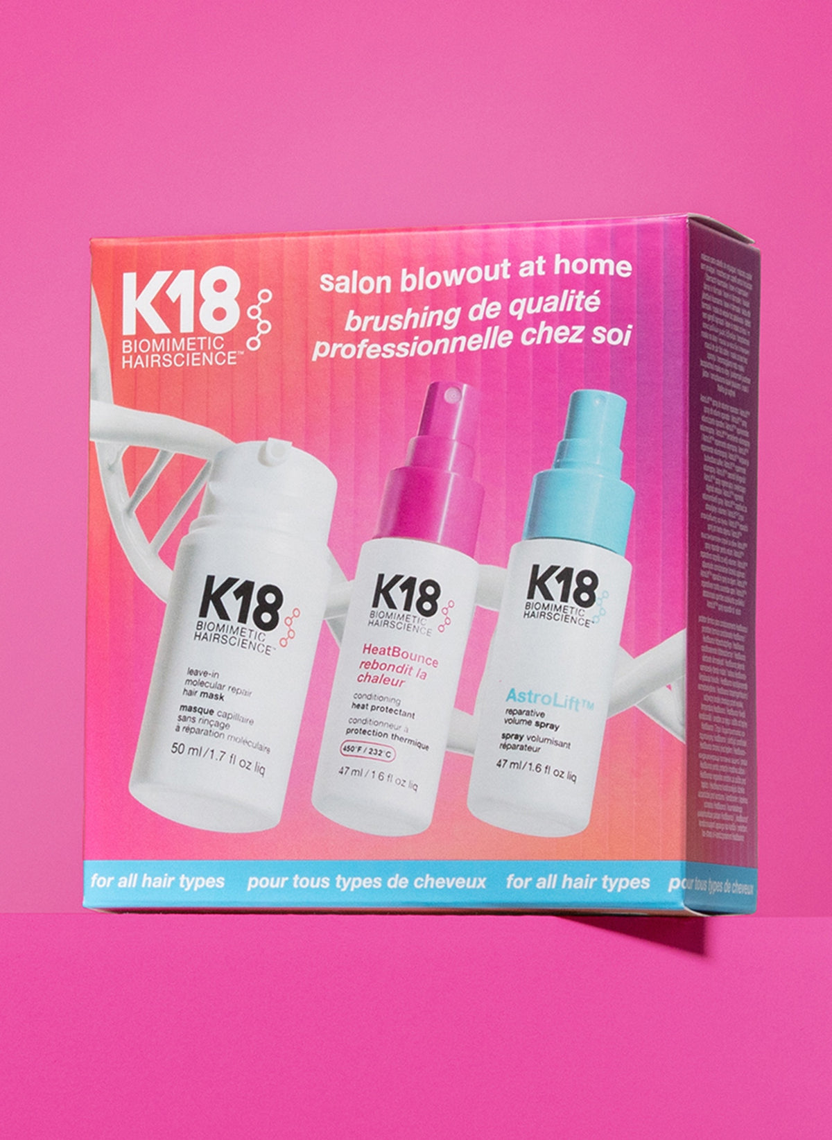 K18 Salon blow-out at home kit