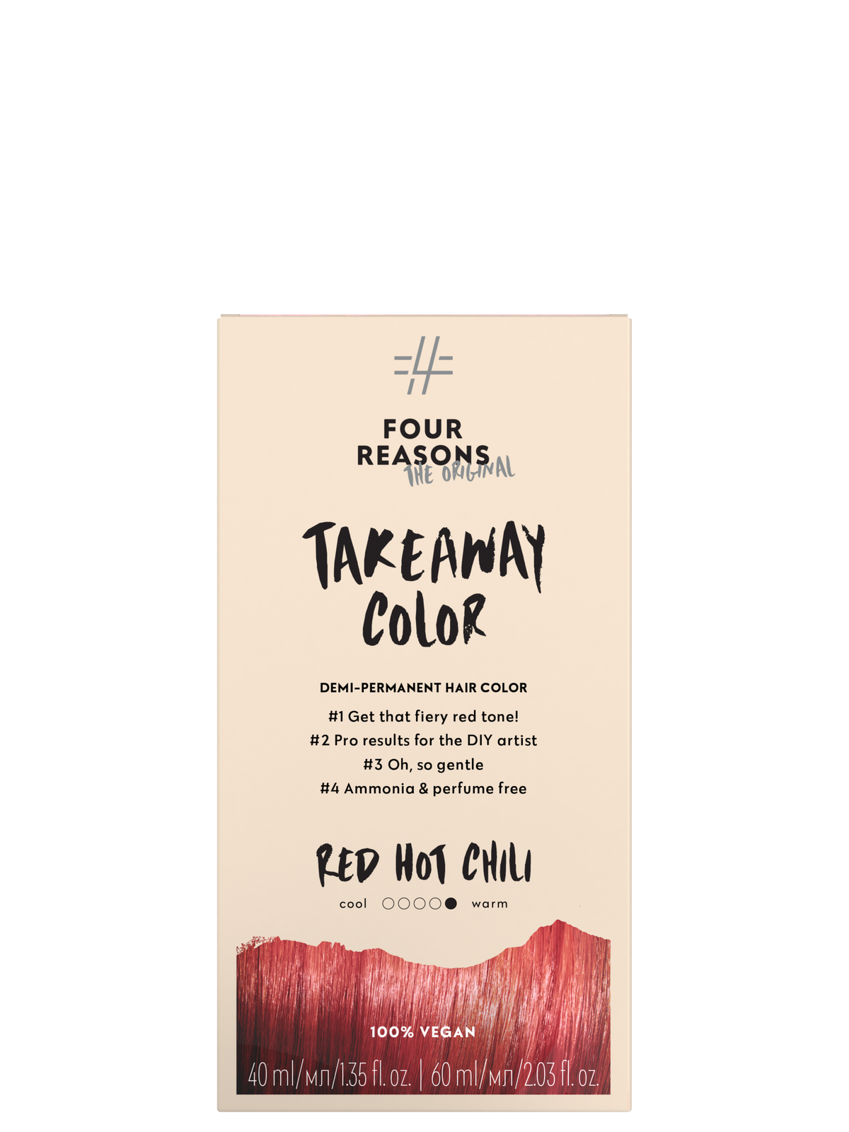 FR Original TAKEAWAY Color 7.66 Rouge Piment Fort
