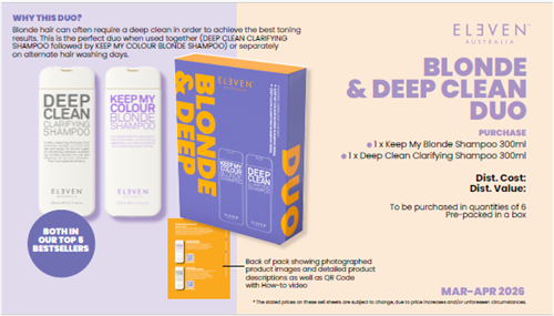 DUO BLOND & NETTOYANT EN PROFONDEUR