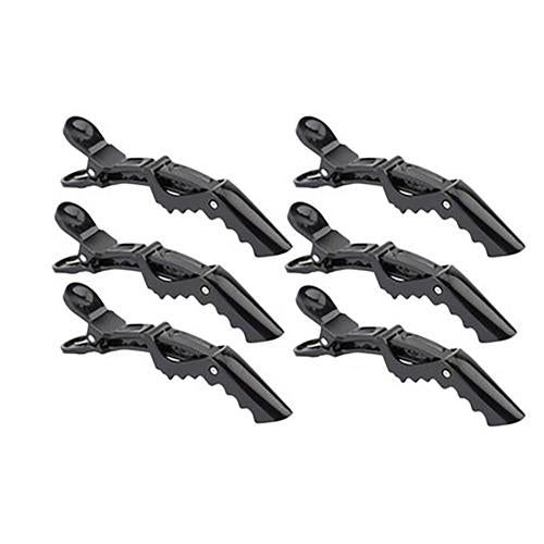 KM ALLIGATOR CLIPS BLACK (ONE PIECE)