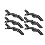 KM ALLIGATOR CLIPS BLACK (ONE PIECE)